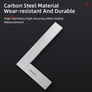 Règle d'<span class=keywords><strong>angle</strong></span> de siège large carré de machiniste en acier au carbone 90 outil de jaugeage en acier trempé à <span class=keywords><strong>angle</strong></span> droit - Product Image 3