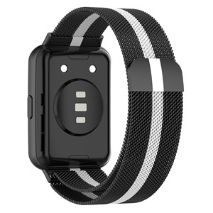 Nouvelle arrivée en acier inoxydable métal milanais boucle bande magnétique Smartwatch bracelet pour <span class=keywords><strong>Huawei</strong></span> Watch Fit 2 /<span class=keywords><strong>fit2</strong></span> Active - Product Image 4