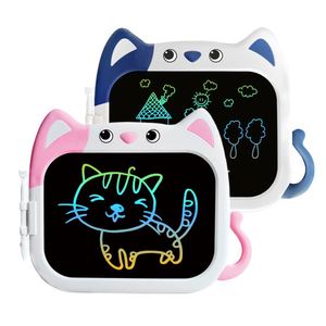 Tablette d'écriture LCD colorée pour enfants, forme de chat, 10 pouces, cadeau éducatif incroyable pour tout-petits - Product Image 3