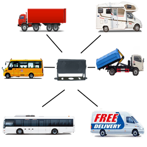 Radar milimétrico inalámbrico de 11Ghz Sensor de ayuda de marcha atrás impermeable para remolque de camión Fácil instalación Radar de zumbador de marcha atrás - Product Image 6
