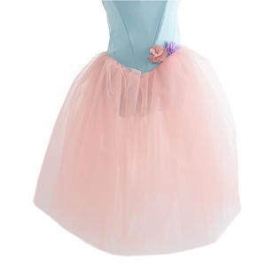 Falda española roja elegante profesional para mujeres y niñas, traje de baile de bailarina, puesta en escena para niños, fiesta, Ballet para niños - Product Image 6