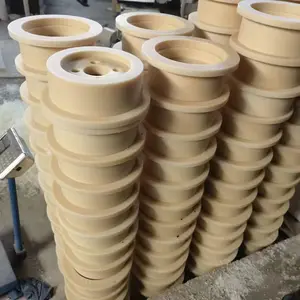 Parti di alta qualità HDPE OEM PA6 parti di lavorazione in nylon blocco tampone in plastica CNC