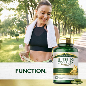 Complexe de <span class=keywords><strong>Ginseng</strong></span> 3930mg avec 4 types de <span class=keywords><strong>Ginseng</strong></span> et <span class=keywords><strong>Gelée</strong></span> <span class=keywords><strong>Royale</strong></span>, Soutien Immunitaire, Booster d'Énergie, Complément Alimentaire à Base de Plantes, 200 Capsules - Product Image 2