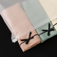 Sac Ziplock en PLA givré avec logo personnalisé, écologique, biodégradable, pochette à fermeture éclair