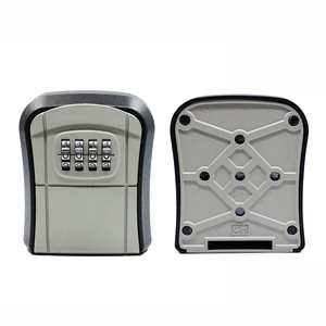 CJSJ Mini Wall Mounted Metal Safe <b>Box</b> With 4 Digit Combination <b>Lock</b> For Key Storage - Product Image 2
