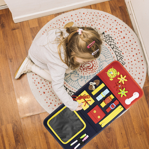 Tableau d'activités Montessori en feutre pour bébés, jouets éducatifs en feutre, livre d'activités préscolaire pour tout-petits - Product Image 2