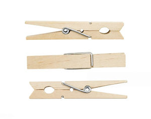 2.5cm <strong>Mini</strong> Wooden Clothespins Colorful Photo Clips Small Wood Decorative <strong>Pegs</strong> for Crafts and Home Decoration - Product Image 2