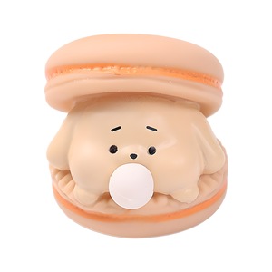Juguete Antiestrés de Silicona y Plástico con Forma de Macaron y Hamburguesa, Famoso en Internet, para Aliviar el Estrés, Descomprimir, Apretar, Amasar y con Sonido - Product Image 6