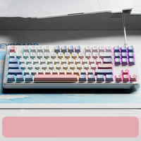 Keyboard Mekanik Berkabel 87 Tombol USB 3.0 Silikon Baru untuk Kantor Bisnis Rumah Gaming Umum Tampilan Menarik
