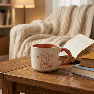 Mug en céramique de porcelaine, style minimaliste moderne, éco-responsable, best-seller, design créatif nordique, mignon, compatible micro-ondes - Product Image 4