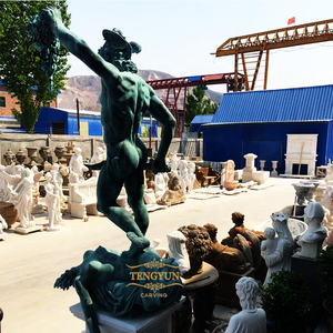 Cé<span class=keywords><strong>l</strong></span>èbre grec le <span class=keywords><strong>mythe</strong></span> <span class=keywords><strong>de</strong></span> Perseus et Medusa statue sculpture en bronze Perseus traçage Medusa - Product Image 4