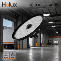 Projecteur LED UFO industriel pour usine, 5000K, 80W, 100W, 120W, 200 lm par W, Liteon 5050 LED, lentille PC, IP65, IK08, garantie 7 ans