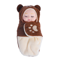 Muñeca Reborn, Juguete de Simulación de Bebé, Modelo Miniatura, Linda Muñeca Recién Nacida, Niña o Niño, para Regalo de Halloween, Navidad o Cumpleaños
