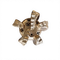 Forets de forage de roche PDC forgés de 9 1/2 pouces, coupeurs de 19 mm, 5 lames, acier à haute teneur en manganèse, pour le forage de puits d'eau et la construction