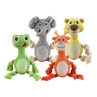 Peluche gluant pour enfant, 24 cm, animaux de compagnie, grenouille, cerf, ours, éléphant, chien