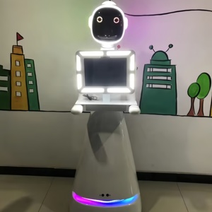 Robot guide intelligent pour salle d'exposition, photomaton, navigation dans les centres commerciaux, robot de service à reconnaissance faciale, artificiel - Product Image 3