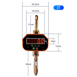 Mini Digital Crane <strong>Scale</strong> 1/2/3/5/10 Ton Portable Hanging <strong>Scale</strong> Rotatable Hook Shackle Industrial Electronic OEM ODM Supported - Product Image 4