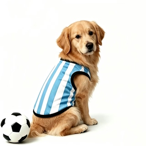 Chaleco para Perro, Diseño Europeo-Americano a Rayas, para Perros Pequeños, Medianos y Grandes como Teddy, Golden Retriever y Samoyed, Primavera/Verano - Product Image 2