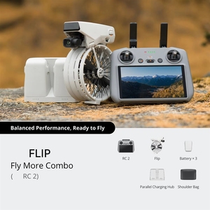 Dron <span class=keywords><strong>DJI</strong></span> Flip Fly More Combo Original (RC <span class=keywords><strong>2</strong></span>) con 3 Baterías, 4K HD, <span class=keywords><strong>Mini</strong></span> Dron Portátil para Viajes, Aeronave para Vlogs, Quadcopter - Product Image 4