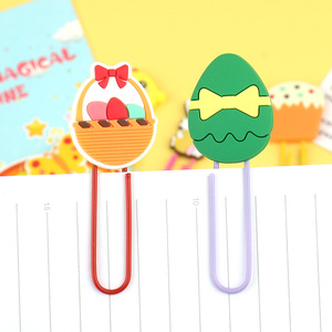 ที่หนีบกระดาษรูปสัตว์การ์ตูนที่คั่นหนังสืออีสเตอร์รูปกระต่ายผีเสื้อสำหรับตกแต่งหมุดขนาดเล็ก - Product Image 3