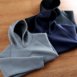 Sudadera con Capucha Vintage de Invierno OEM con Gráficos Bordados, Estilo Urbano, de Algodón Grueso, Oversize, Unisex - Product Image 1