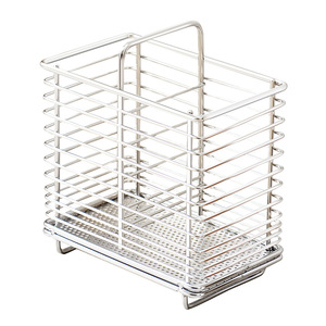 Ripai Stainless Steel Chopstick Holder Kitchen Storage Rack Multi Function Organizer For Cutlery And Spoons - Product Image 4