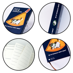 ค้นหาชุดแมวขโมยปลาแผ่นโน้ตบุ้คสามพับแบบพกพาปลอกแข็งบลูส์ระดับพรีเมี่ยม - Product Image 6