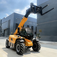 Schwerlast-4x4-Teleskoplader 2 Tonnen 3 Tonnen 5 Tonnen Teleskopstapler mit 7m 10m 6m Hubhöhenoptionen Mini-Teleskoplader zum Verkauf