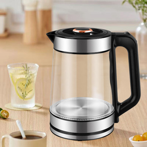 <span class=keywords><strong>Bollitore</strong></span> <span class=keywords><strong>Elettrico</strong></span> ad Alta Efficienza da 2,2L, Ebollizione Rapida, in Vetro Borosilicato Colorato per Uso Domestico - Product Image 2