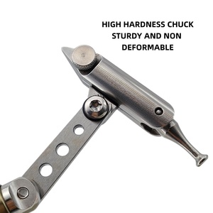 New 360&deg; Rotatable with <strong>Background</strong> Board and Thread Holder Heavy Duty with Adjustable Clamp Fly Hook Making Fly Tying Vise Kit - Product Image 3