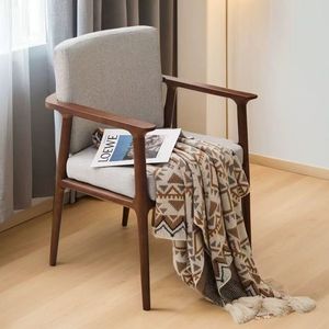 Nuova struttura in legno massello cinese moderna impermeabile portatile per il tempo libero in tessuto imbottito morbido Pad <span class=keywords><strong>poltrona</strong></span> da pranzo per appartamento - Product Image 6