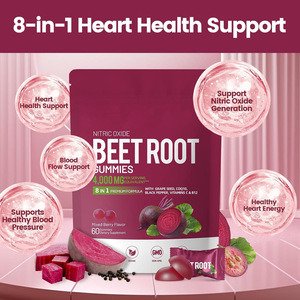 Gummies de Betterave : Énergie, Bien-être Immunitaire, Complément Alimentaire, Prébiotiques et <span class=keywords><strong>Probiotiques</strong></span> à Base de Plantes, Sommeil, Nootropiques - Product Image 4