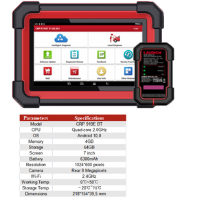 CRP 919e BT Công cụ Chẩn đoán ô tô chuyên nghiệp-10.0 <span class=keywords><strong>Android</strong></span>, 4 lõi, <span class=keywords><strong>bluetooth</strong></span>, Bảo hiểm xe 98%, OBDII, có thể FD - Product Image 4