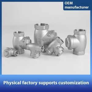 304 thép không gỉ Hướng dẫn sử dụng nước ngang van kiểm tra với 316 chủ đề nội bộ 4-6 điểm Swing kiểm tra van cho dầu và khí đốt - Product Image 2