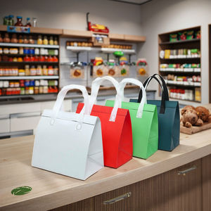 <span class=keywords><strong>Hot</strong></span> Sales Wasserdichte isolierte Vlies-Lunch-Kühltasche Kostenlose Probe zum Mitnehmen Heiße/kalte Lebensmittel Lieferung Einweg-Kaffee beutel - Product Image 2