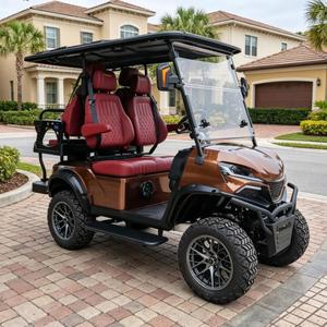 Nuevo Carro de Golf Personalizable de 4 Asientos, 48 Voltios, Calidad Premium con Diseño de Color y Logotipo Gratis para Uso en Resorts o Campos de Golf Rb9g2+2 - Product Image 1