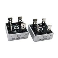 Rectificador de Puente KBPC3510 35A/1000V de 4 Pines, Montaje Pasante, 2 Unidades Nuevas de Fábrica, Embalaje Plano DIP-4 Original