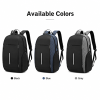 Mochila para Portátil con Logotipo Personalizado, 15.6 Pulgadas, Carga USB, Expandible, Resistente al Agua, para Viajes de Negocios, para Hombre