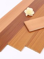 Planche de sauna en bois massif de cèdre rouge pour la décoration murale et de plafond, panneaux muraux extérieurs, origine Canada, forme rectangulaire, anticorrosion