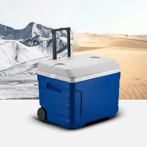 LIHENG al aire libre de gran capacidad 28L <span class=keywords><strong>caja</strong></span> enfriadora aislada con ruedas cubitos de hielo comida <span class=keywords><strong>caja</strong></span> congeladora refrigerada montada en el vehículo - Product Image 5