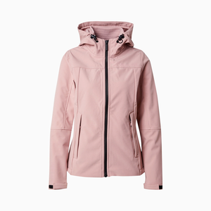 Chaqueta de Montañismo Deportiva para Mujer, Impermeable, de Secado Rápido, Transpirable, Ligera, de Algodón, con Cuello Alto, Capucha y Cordón Ajustable - Product Image 1