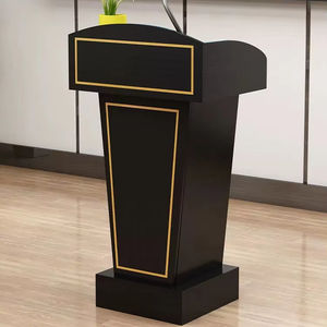 Bureaux de bureau de couleur en option Plate-forme <span class=keywords><strong>d</strong></span>'hébergement de conférence durable Tables mobiles <span class=keywords><strong>Table</strong></span> de discours pour les discours - Product Image 1