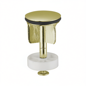 Tapón de drenaje de latón chapado en cobre de 1 1/4 pulgadas para grifo de lavabo/bañera - Product Image 3