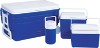 Ensemble de glacières isothermes en plastique étanches 98L/16L/9L avec roues et poignée portable pour le camping en plein air, la randonnée et le stockage de nourriture et de canettes