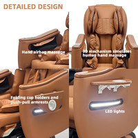 Chaise de spa électrique de luxe réglable pour bain de pieds avec lampe LED 7 couleurs pour salons de beauté (vente en gros)