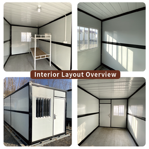 Casa Modular Contemporánea Personalizable, Estructura Exterior de 20 pies, 30 pies, 40 pies, Casa Contenedor de Acero Plegable y Portátil - Product Image 2