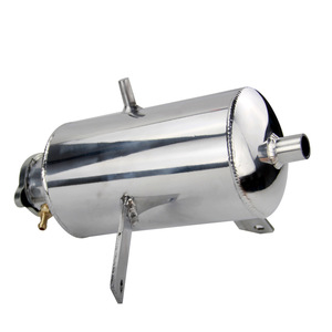 <b>Polished</b> Aluminum Alloy <b>Car</b> Water Tank 255mm 40mm For Automotive Modification Parts - Product Image 3