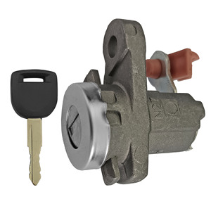 Mazda3 Old Mazda6 Door Lock Cylinder MZ196M2 Cylindrical Lock 1 Key Grey Plastic Copper Zinc Alloy - Product Image 5