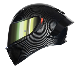<span class=keywords><strong>Casco</strong></span> de Motocicleta Integral Negro y Colorido con Doble Visor, Sección Trasera Grande, Nueva Tecnología OEM DOT - Product Image 1