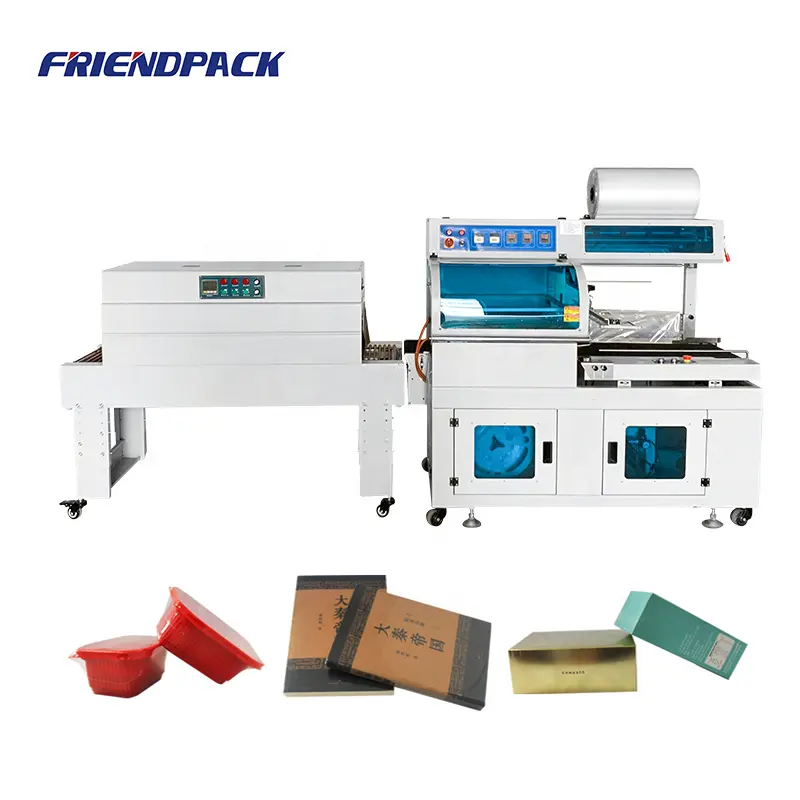 Automatic Shrinking Wrapping Packing Machine PVC Film Heat Bottle Tunnel Shrink Wrapping Machine Automatic Film Heat Shrink Wrap Packing Wrapping Machine For Perfume Box